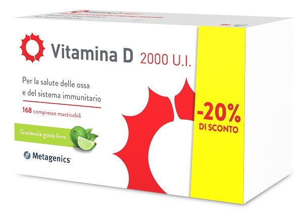 VITAMINA D2000 UI 168 PROMO-20% - Farmacia Mortise