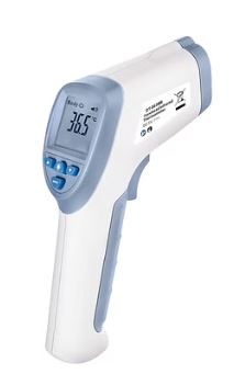 TERMOMETRO FRONTALE A INFRAROSSI RANGE TEMPERATURA CORPOREA 32-43 GRADI DISTANZA MISURAZIONE 1-3 CM - Farmacia Mortise