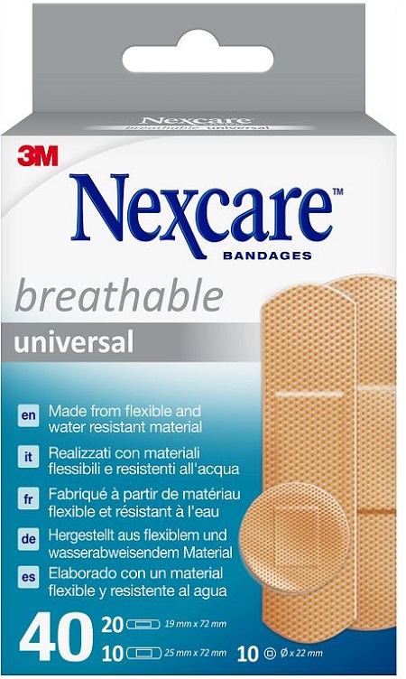 CEROTTO PREPARATO NEXCARE UNIVERSAL ASSORTITI 20 CEROTTO 19X72MM + 10 CEROTTO 25X72MM + 10 CEROTTO TONDI 22,5MM - Farmacia Mortise