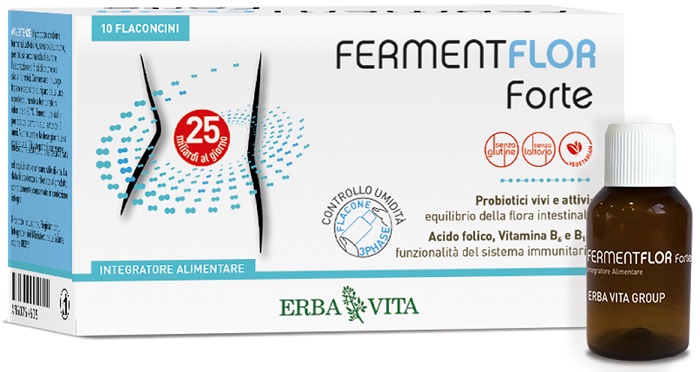 FERMENTFLOR FORTE 10 FLACONCINI - Farmacia Mortise