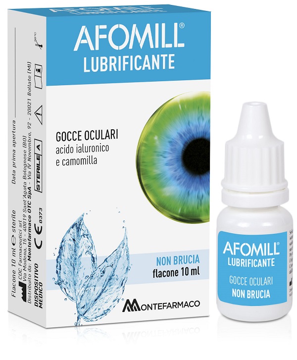 AFOMILL LUBRIFICANTE GOCCE OCULARI 10 ML - Farmacia Mortise