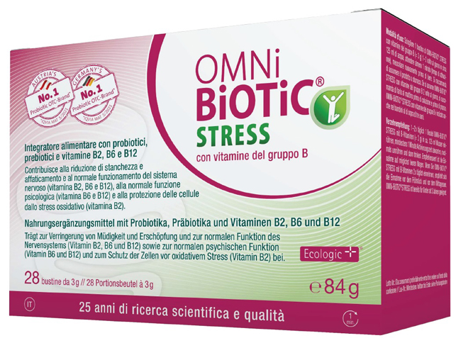 OMNI BIOTIC STRESS VITAMINE GRUPPO B 28 BUSTINE DA 3 G - Farmacia Mortise