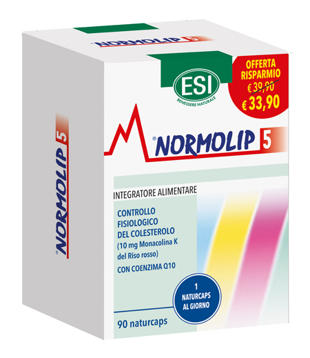 ESI NORMOLIP 5 90 NATURCAPS TAGLIO PREZZO - Farmacia Mortise