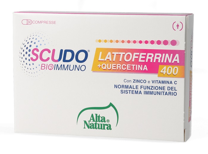 SCUDO LATTOFERRINA + QUERCETINA 400 30 COMPRESSE - Farmacia Mortise