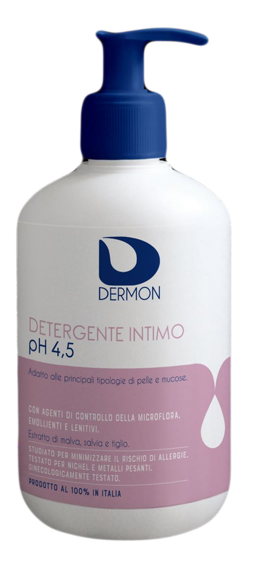 DERMON DETERGENTE INTIMO USO FREQUENTE PH 4,5 500 ML - Farmacia Mortise