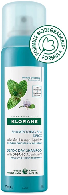 KLORANE SHAMPOO SECCO MENTA 150 ML - Farmacia Mortise