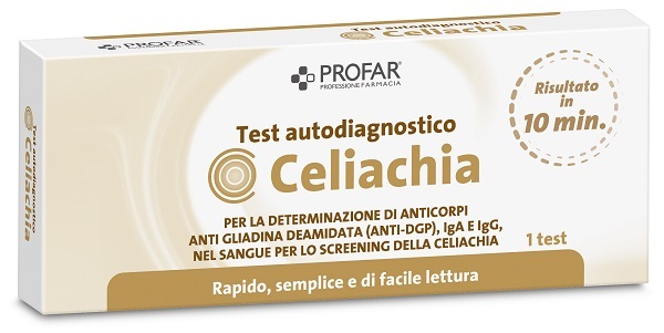 PROFAR TEST CELIACHIA TEST RAPIDO IMMUNOCROMATROGRAFICO A FLUSSO LATERALE 1 PEZZO - Farmacia Mortise