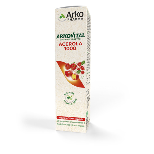 ARKOVITAL ACEROLA 1000 EFFERVESCENTE 20 COMPRESSE - Farmacia Mortise