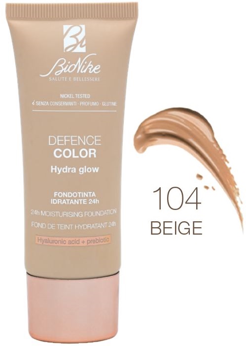 DEFENCE COLOR FONDOTINTA HYDRA GLOW 104 - Farmacia Mortise