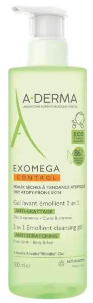 EXOMEGA CONTROL GEL LAVANT 2IN1 500 ML - Farmacia Mortise