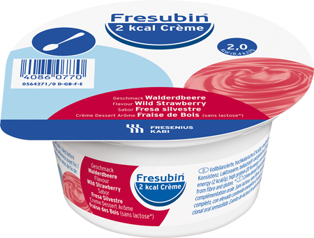 FRESUBIN 2KCAL CREMA FRAGOLA 4 X 125 G - Farmacia Mortise