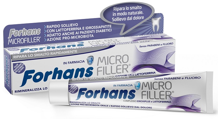 FORHANS DENTIFRICIO MICROFILLER PROTEZIONE SMALTO 75 ML - Farmacia Mortise