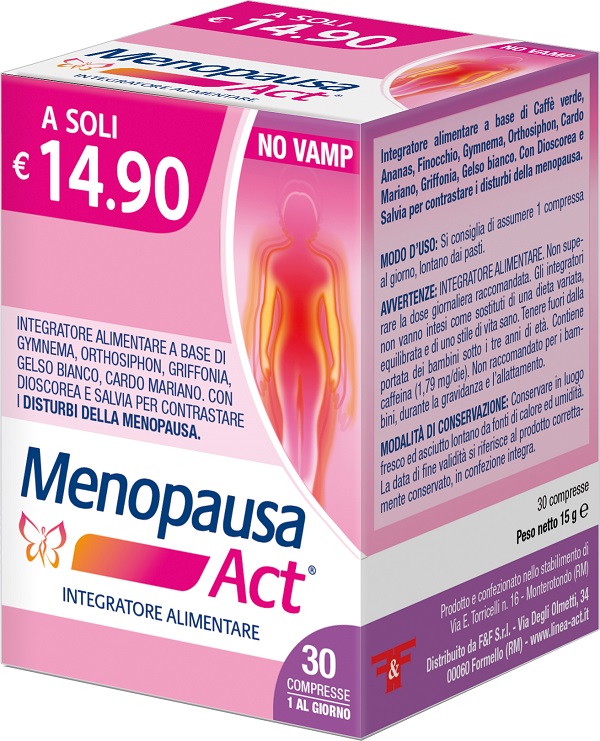 MENOPAUSA ACT 30 COMPRESSE - Farmacia Mortise