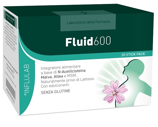 LABORATORIO DELLA FARMACIA FLUID600 20 STICKPACK - Farmacia Mortise