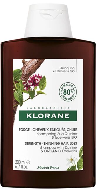 KLORANE SHAMPOO CHININA-STELLA ALPINA BIO 400 ML - Farmacia Mortise