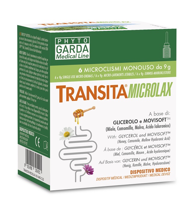 TRANSITA MICROLAX ADULTI 6 MICROCLISMI DA 9 G - Farmacia Mortise