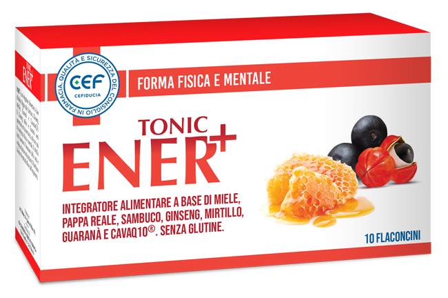 CEF ENER+ TONIC 10 FLACONCINI - Farmacia Mortise