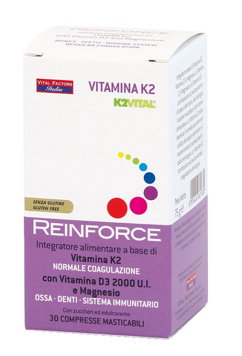 REINFORCE VITAMINA K2 30 COMPRESSE - Farmacia Mortise