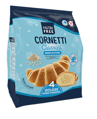 NUTRIFREE CORNETTI CLASSICI 4 PEZZI DA 50 G - Farmacia Mortise