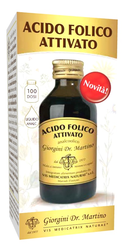 ACIDO FOLICO ATTIVATO LIQUIDO ANALCOLICO 100 ML - Farmacia Mortise