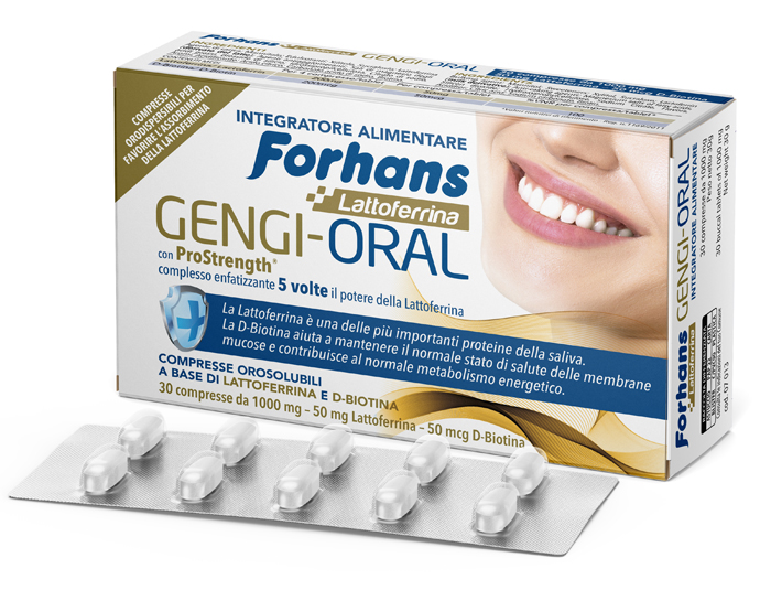 FORHANS LATTOFERRINA GENGI ORAL 30 COMPRESSE - Farmacia Mortise