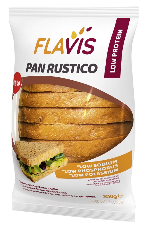 FLAVIS PAN RUSTICO APROTEICO 300 G - Farmacia Mortise