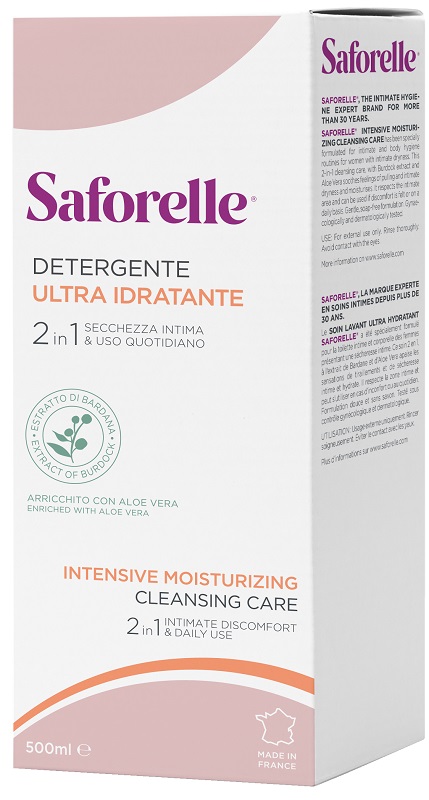 SAFORELLE DETERGENTE ULTRA IDRATANTE 500 ML - Farmacia Mortise