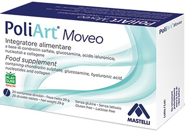POLIART MOVEO 20 COMPRESSE DIVISIBILI NON RIVESTITE - Farmacia Mortise