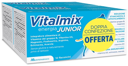 VITALMIX JUNIOR 12 FLACONCINI DA 12 ML BIPACK - Farmacia Mortise