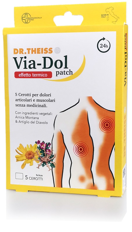 THEISS VIA-DOL PATCH EFFETTO TERMICO 5 PEZZI - Farmacia Mortise