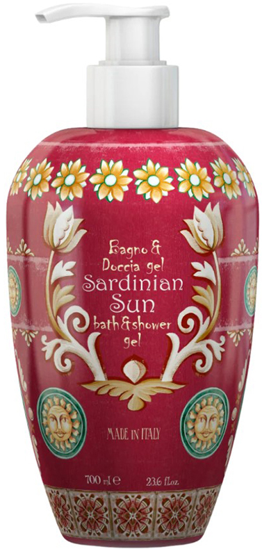 MAIOLICHE BAGNODOCCIA 700 ML SARDINIAN SUN - Farmacia Mortise