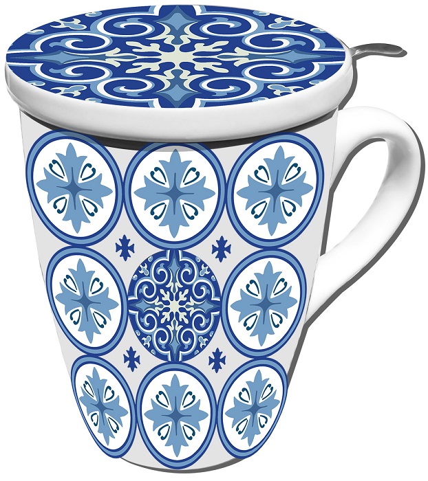 MAIOLICHE TAZZA BLUE - Farmacia Mortise