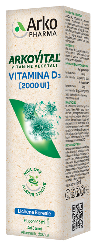 ARKOVITAL VITAMIN D3 15 ML - Farmacia Mortise