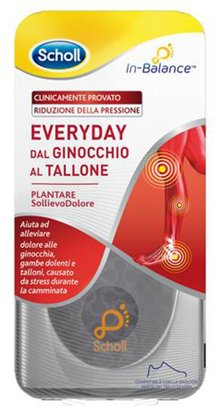 PLANTARE SOLLIEVO DOLORE DA GINOCCHIO A TALLONE SCHOLL IN BALANCE EVERYDAY S - Farmacia Mortise