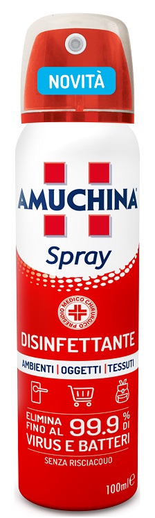 AMUCHINA SPRAY AMBIENTI OGGETTI TESSUTI 100 ML - Farmacia Mortise