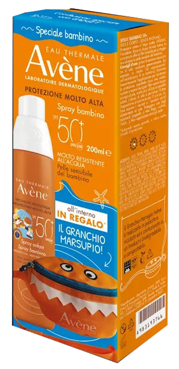 EAU THERMALE AVENE SOLARI KIT SPRAY BAMBINO SPF50+ 200 ML CON GADGET 2022 - Farmacia Mortise