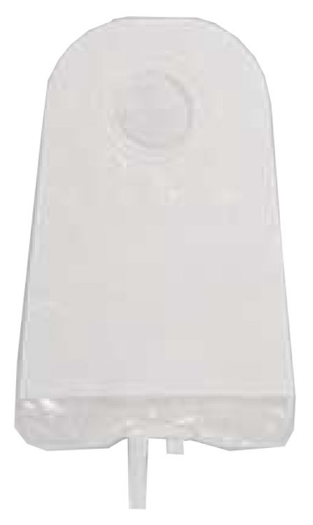 SACCA UROSTOMIA NATURA CON CHIUSURA FOLD-UP TAP TRASPARENTE 45MM - Farmacia Mortise