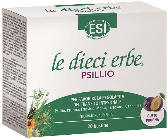 ESI LE DIECI ERBE PSILLIO 20 BUSTINE 5,6 G - Farmacia Mortise