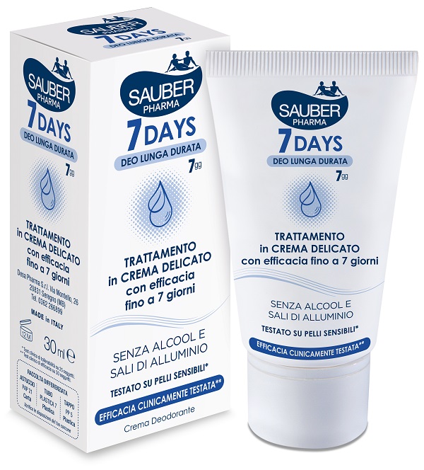 SAUBER 7DAYS CREMA 7 GIORNI 30 ML - Farmacia Mortise