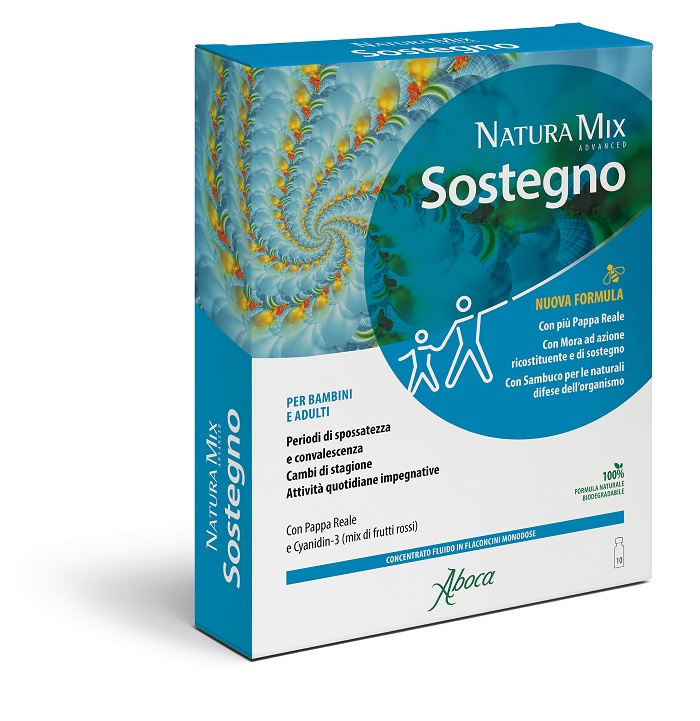 NATURA MIX ADVANCED SOSTEGNO 10 FLACONCINI DA 15 ML - Farmacia Mortise