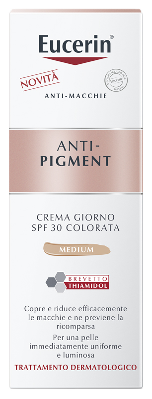 EUCERIN ANTI-PIGMENT GIORNO SPF30 COLORATO MEDIUM 50 ML - Farmacia Mortise
