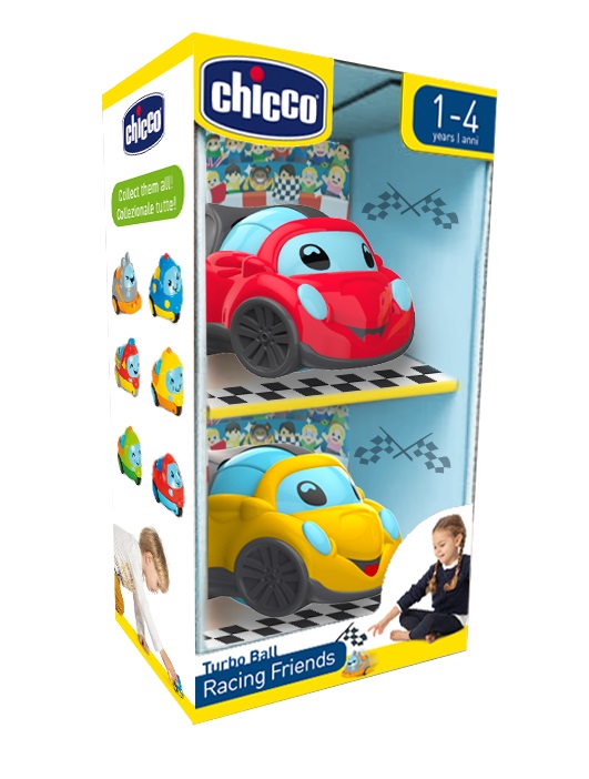 CHICCO GIOCO TURBO BALL - RACING FRIENDS - Farmacia Mortise