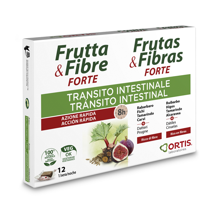 FRUTTA & FIBRE FORTE 12 CUBETTI - Farmacia Mortise