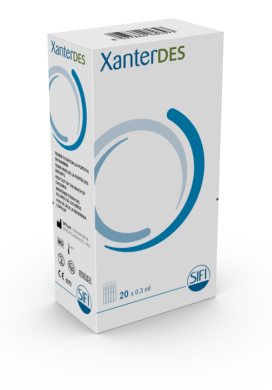 XANTERDES SOLUZIONE OFTALMICA 20 FLACONCINI MONODOSE DA 0,3 ML - Farmacia Mortise
