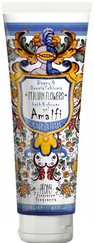 MAIOLICHE BAGNODOCCIA TUBO AMALFI PEONY 250 ML - Farmacia Mortise