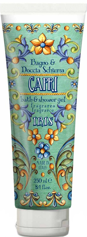 MAIOLICHE BAGNODOCCIA TUBO IRIS OF CAPRI 250 ML - Farmacia Mortise