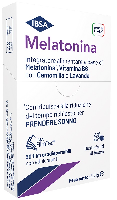 MELATONINA IBSA 30 FILM ORALI - Farmacia Mortise