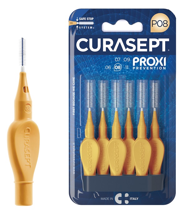 CURASEPT PROXI P08 ARANCIO CHIARO 6 PEZZI - Farmacia Mortise