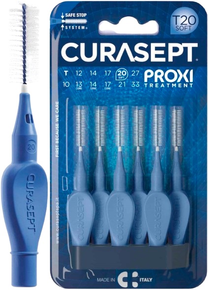 CURASEPT PROXI T20 SOFT BLUE 6 PEZZI - Farmacia Mortise
