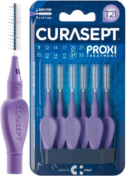 CURASEPT PROXI T21 VIOLA/PURPLE 6 PEZZI - Farmacia Mortise